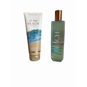 Bath & Body Works At The Beach  Set Cream And Fine Body Mist